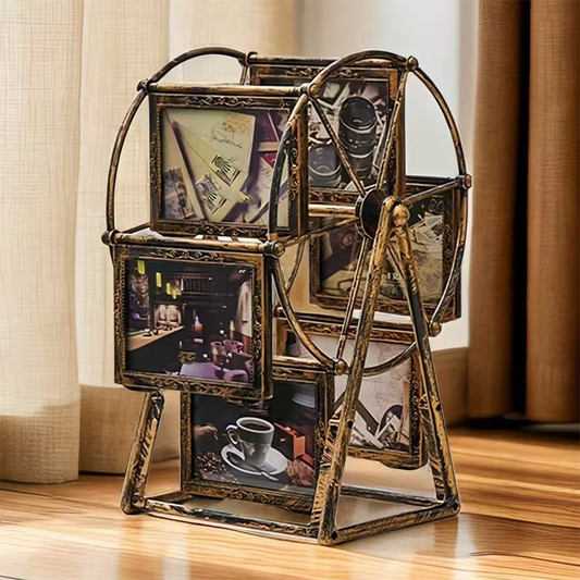 Obrotowa ramka na zdjęcia z diabelskim młynem