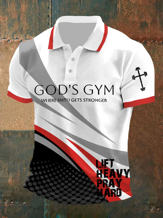 Męska koszulka Vintage Faith POLO