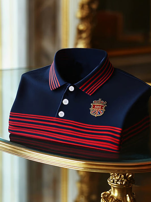 Męska koszulka polo Vintage Holiday Business Casual