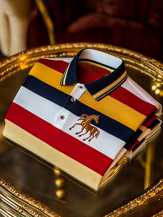 Męska koszulka polo Vintage Holiday Business Casual