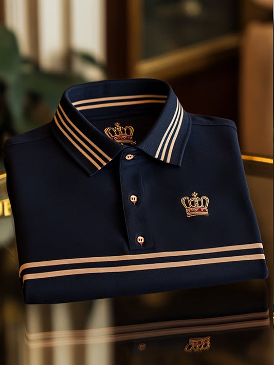 Męska koszulka polo Vintage Holiday Business Casual