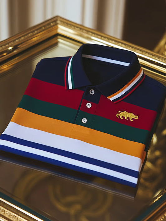 Męska koszulka polo Vintage Holiday Business Casual