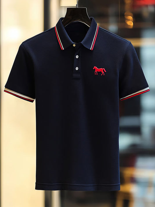 Męska koszulka polo Vintage Holiday Business Casual