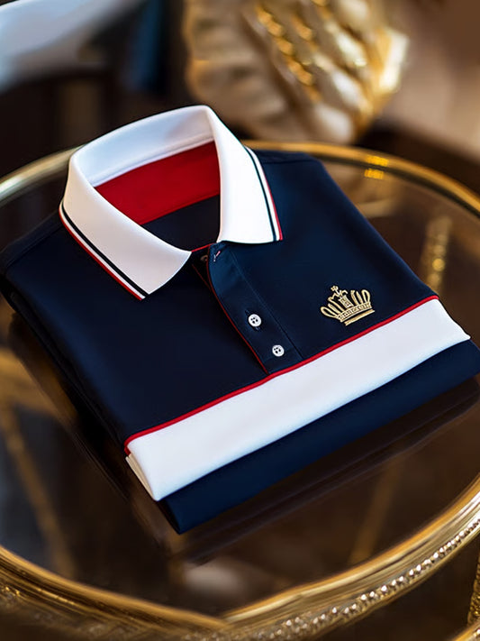 Męska koszulka polo Vintage Holiday Business Casual