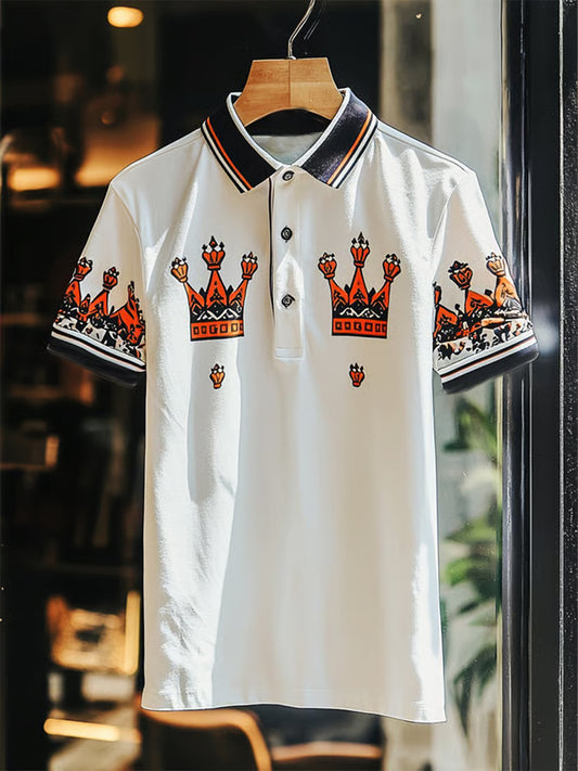 Męska koszulka polo Vintage Holiday Business Casual