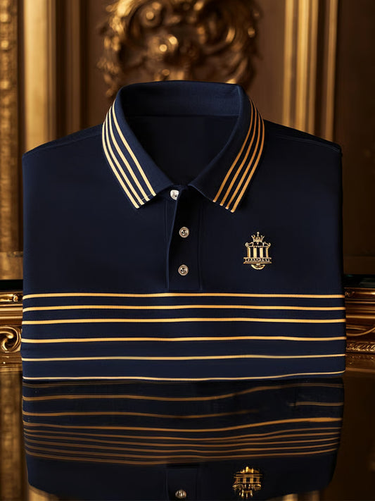 Męska koszulka polo Vintage Holiday Business Casual