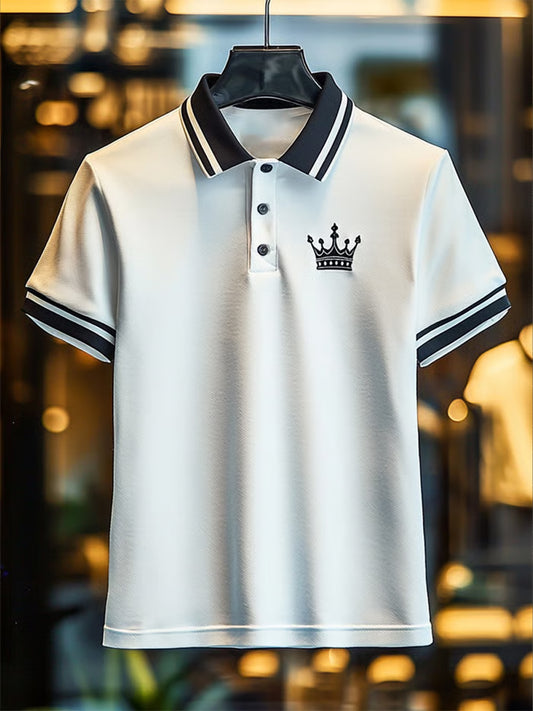 Męska koszulka polo Vintage Holiday Business Casual