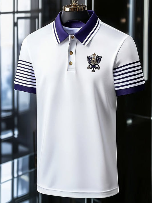 Męska koszulka polo Vintage Holiday Business Casual