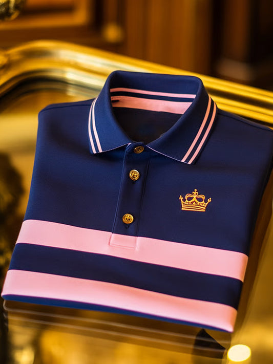 Męska koszulka polo Vintage Holiday Business Casual