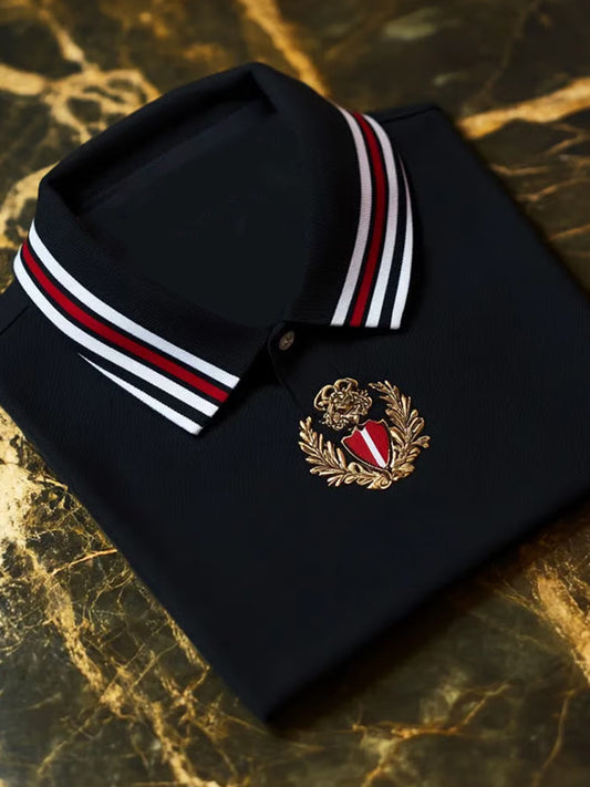 Męska koszulka polo Vintage Holiday Business Casual