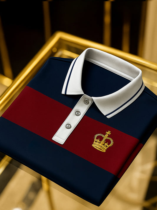 Męska koszulka polo Vintage Holiday Business Casual