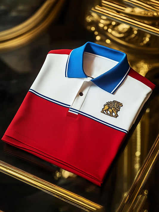 Męska koszulka polo Vintage Holiday Business Casual