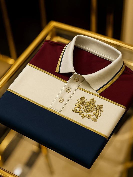 Męska koszulka polo Vintage Holiday Business Casual