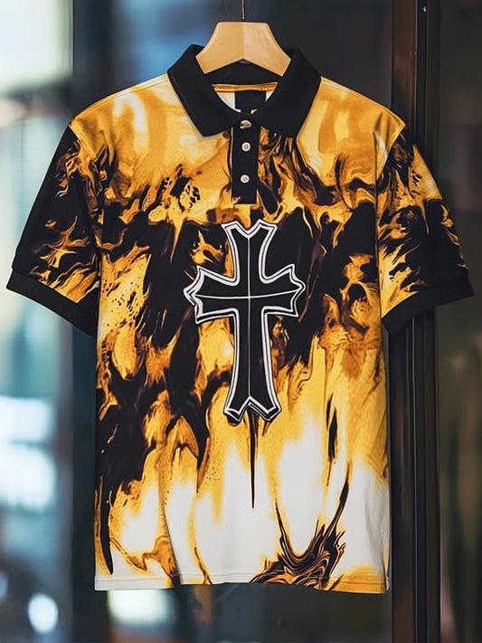 Męska koszulka Vintage Faith POLO