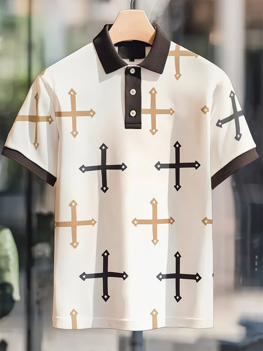 Męska koszulka Vintage Faith POLO