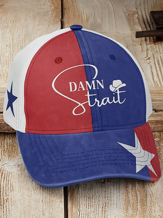 Retro George Strait Muzyka country Texas Country Western Printed Vintage Retro Unisex Resort Czapka baseballowa