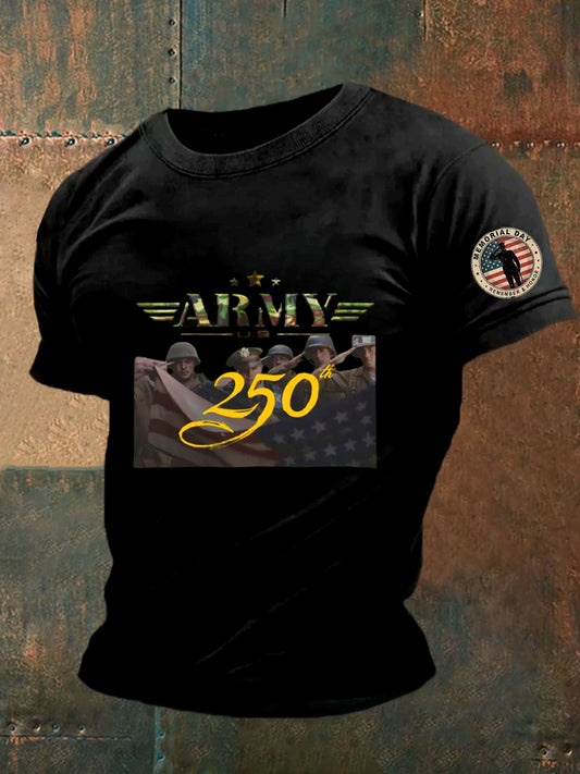 Męska koszulka z krótkim rękawem US Army Anniversary