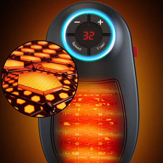 Regulowany elektryczny grzejnik z pilotem zdalnego sterowania