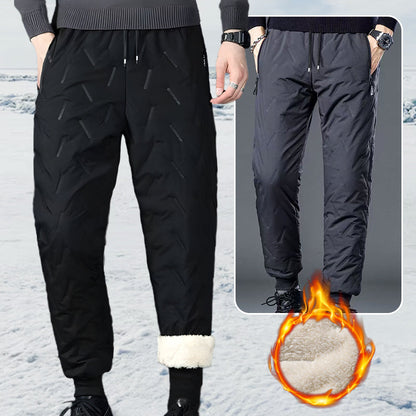 Spodnie męskie i damskie z miękką pluszową podszewką