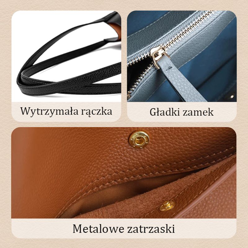 💥 Kup 2 dowolne sztuki- 20 PLN zniżki 🥳 Prosta monochromatyczna torebka premium 👜