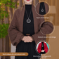 Dzianinowy sweter z ażurowym wzorem kwiatowym