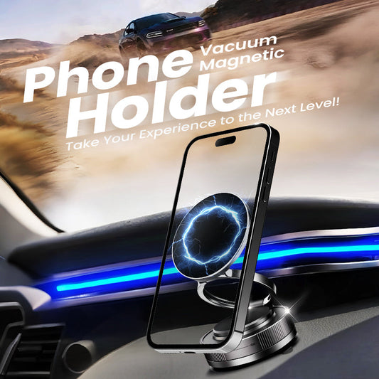 【🔥Kup 3 i otrzymaj 1 gratis】Regulowany podciśnieniowy magnetyczny uchwyt na telefon 360°