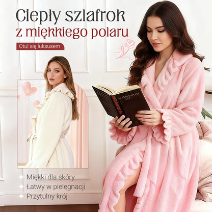 🧖 Miękki i puszysty szlafrok - Materiał przyjazny dla skóry