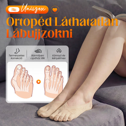🔥ΈΚΠΤΩΣΗ 50%！✨💖Αόρατες κορσέ καλτσές πέντε δακτύλων για άνδρες και γυναίκες - Διόρθωση του βαλγού δακτύλου🧦