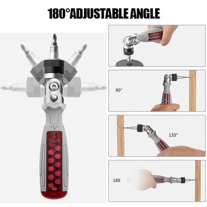 10 in 1 multi-angle ratchet screwdriver