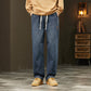 2026 Męskie luźne jeansy o prostym kroju