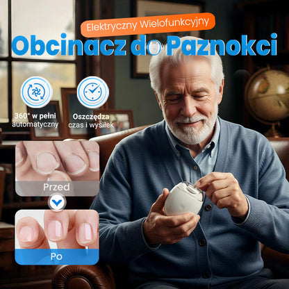 Uniwersalna automatyczna szlifierka do paznokci – odpowiednia dla osób starszych i dzieci