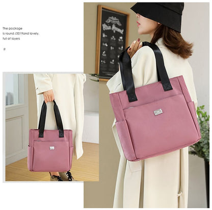 2026 Nagy kapacitású, vízálló, több 2026 Duża pojemność, wodoodporna torba na ramię z nylonem i wieloma kieszeniamizsebbel ellátott nylon válltáska