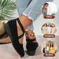 🌹Eleganckie buty na niskim klinie z elastycznym paskiem w jednolitym kolorze🩰
