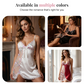 💞Πάνω από 50.000 πωλήσεις!👗 Έκπτωση 50%! 💞Ειδική προσφορά μοντέλου – Ερωτικό νυχτικό καμιζόλα με δαντέλα και φιόγκο