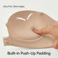 Axelbandslös push-up-bh med knäppning fram – halkfritt grepp, sömlös, kupa A–C