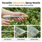 Heavy-Duty Alloy Water Spray Gun 🔫 – Solid Brass Adjustable Nozzle, High-Pressure Jet to Fine Mist, Lockable Trigger, for Car Washing, Garden & Pets