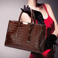 👜【Prezent dla kobiet】 Torebka w krokodyli wzór
