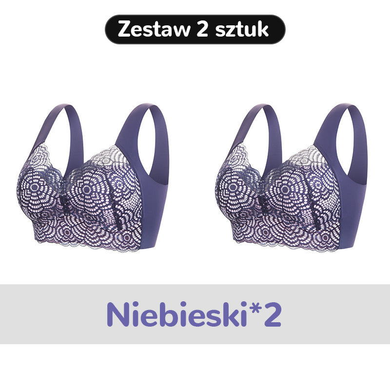 ✨Kup 1 i otrzymaj 1 gratis - 2 sztuk✨ Koronkowe biustonosze rozmiar ekstra