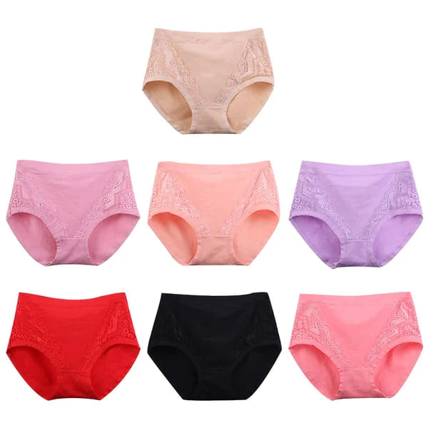 ⏰Ostatni dzień Kup 5 i 2 darmowe-Plus Size High Waist Leak Proof Cotton Panties