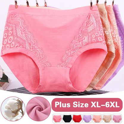 ⏰Ostatni dzień Kup 5 i 2 darmowe-Plus Size High Waist Leak Proof Cotton Panties