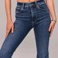 🎄Wszechstronne spodnie do garderoby👖 Dżinsy stretch flare z wysokim stanem