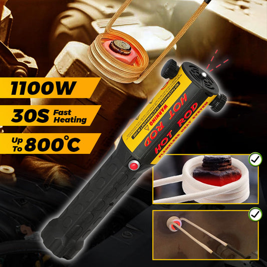 【🔥 Bezpłatna dostawa】Zestaw magnetycznej nagrzewnicy indukcyjnej - 1100W narzędzie do usuwania śrub nagrzewnicy indukcyjnej🔥