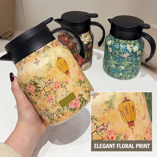 Izolowany próżniowo czajnik Premium 1000 ml z filtrem 🍵