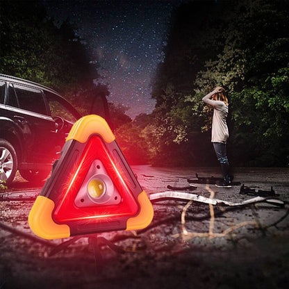 🚗 3 σε 1 ηλιακό φως έκτακτης ανάγκης τριγωνικό φως σήματος στην άκρη του δρόμου🔥