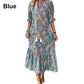 🌸Eleganckie sukienki boho z kwiatowym nadrukiem
