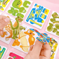 Edukacyjne puzzle 3D z kreskówkami