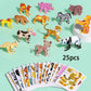Edukacyjne puzzle 3D z kreskówkami