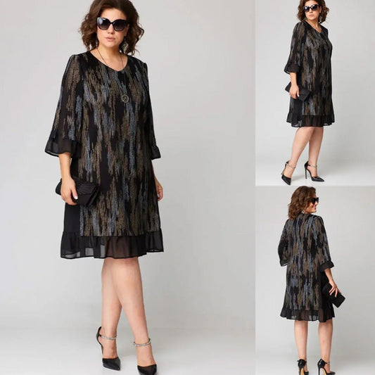 👗Luźne damskie sukienki w pionowe paski