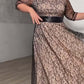 【S-4XL】👗Damskie sukienki w kwiaty z rękawami o średniej długości