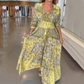 🔥👗Elegancka damska kwiecista sukienka na sznurka